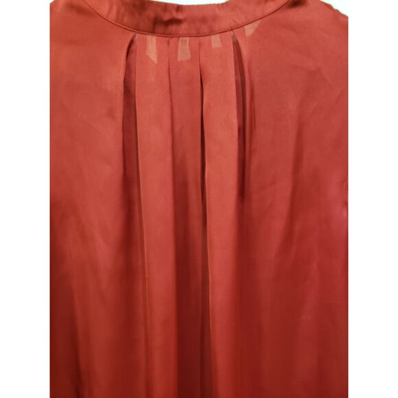 Elementz Woman, burgundy, high neck, sleeveless top, size 1x - Picture 2 of 9